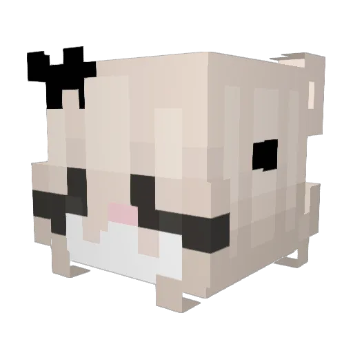 chaiwave Minecraft avatar head, 3D render