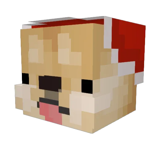 chakabo Minecraft avatar head, 3D render