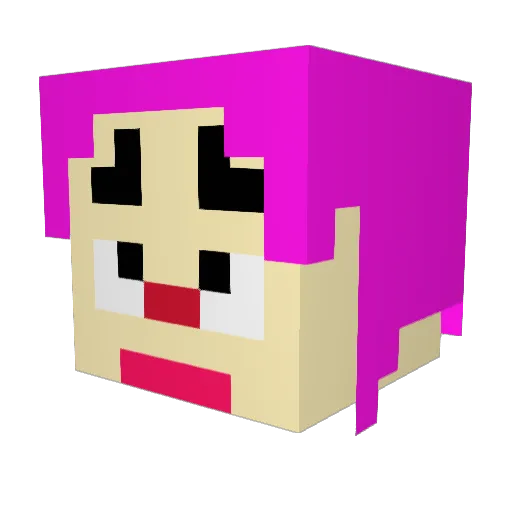 chakky00 Minecraft avatar head, 3D render