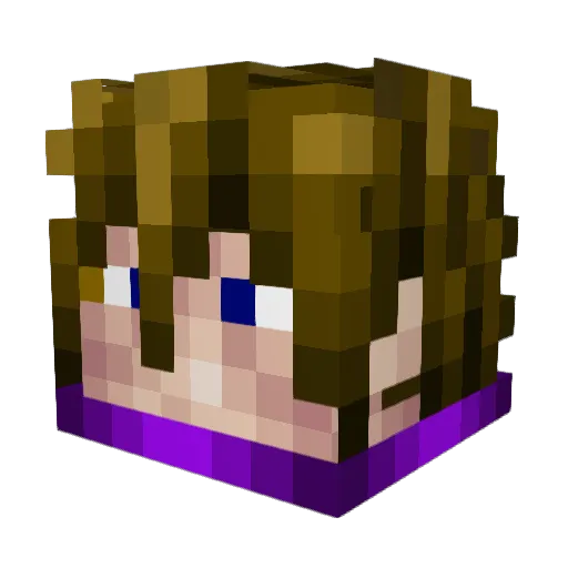 chalax11 Minecraft avatar head, 3D render