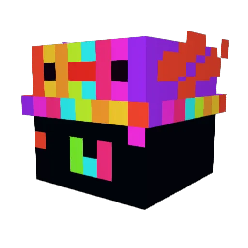challe1213 Minecraft avatar head, 3D render