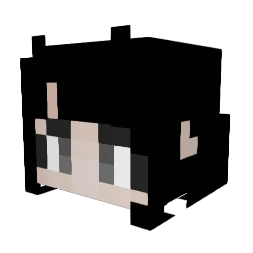 chalupyy Minecraft avatar head, 3D render