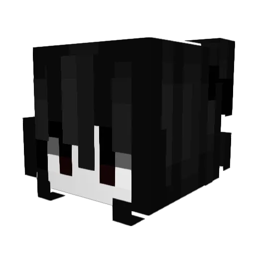 chamaauwu Minecraft avatar head, 3D render