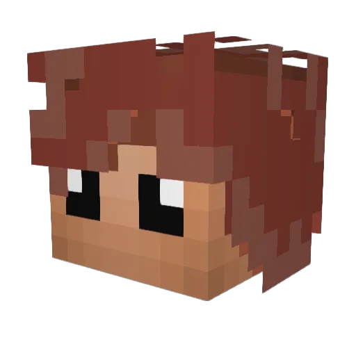 chaman2525 Minecraft avatar head, 3D render