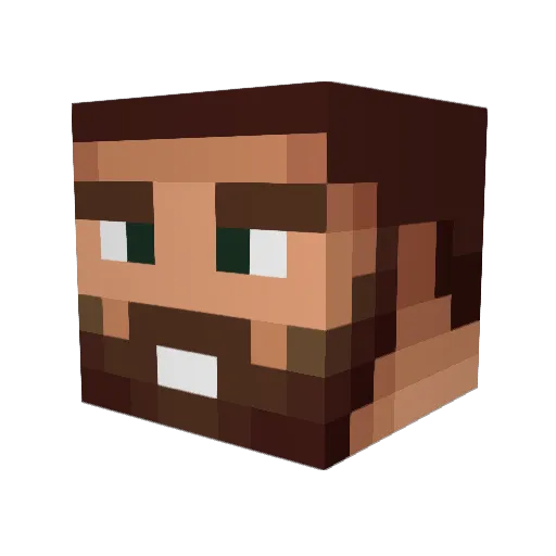 chambersoul Minecraft avatar head, 3D render