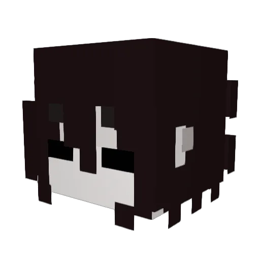 chambs_ Minecraft avatar head, 3D render