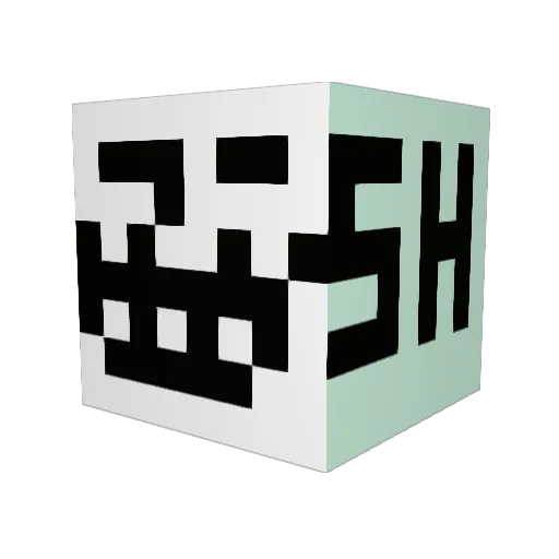 chamet_12 Minecraft avatar head, 3D render