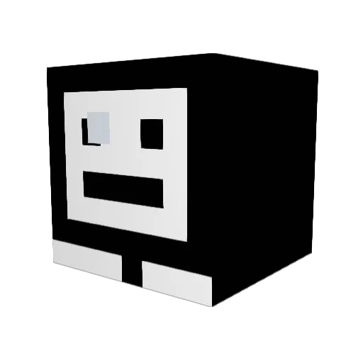 chamico7777777 Minecraft avatar head, 3D render