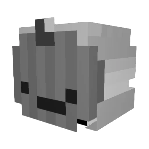 champ115 Minecraft avatar head, 3D render