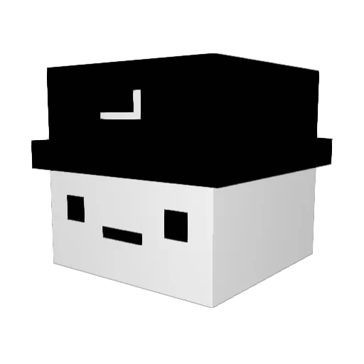 chan093 Minecraft avatar head, 3D render