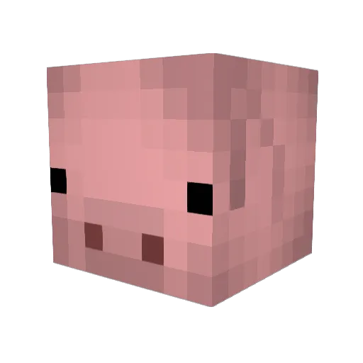 chan3525 Minecraft avatar head, 3D render