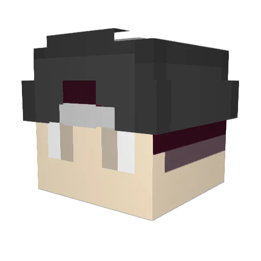 chanDAman589 Minecraft avatar head, 3D render