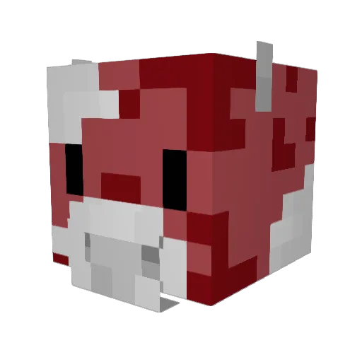 chan_we Minecraft avatar head, 3D render