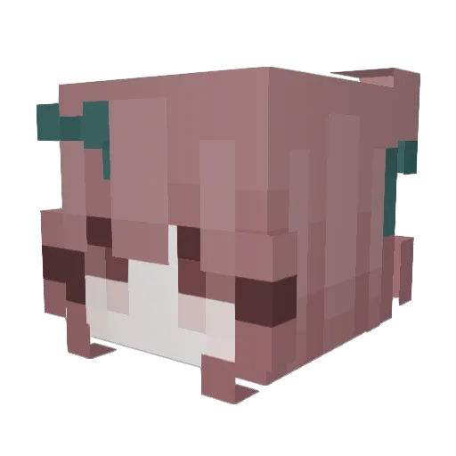 chance1064 Minecraft avatar head, 3D render