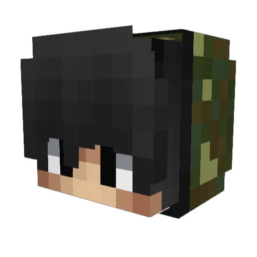chance360 Minecraft avatar head, 3D render