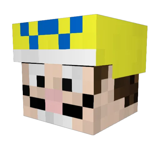 chancey1boy Minecraft avatar head, 3D render
