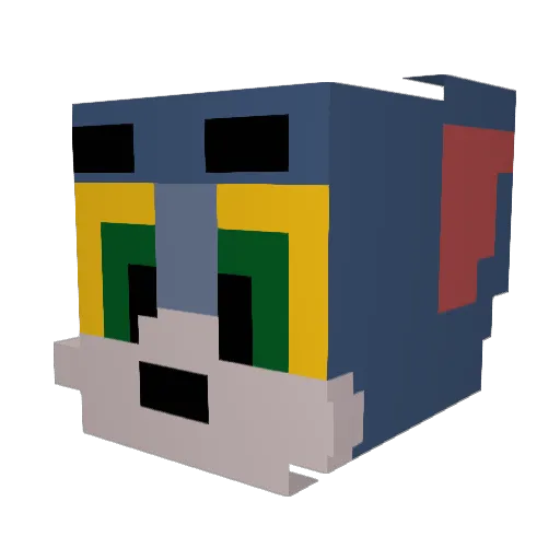 chand1erw Minecraft avatar head, 3D render