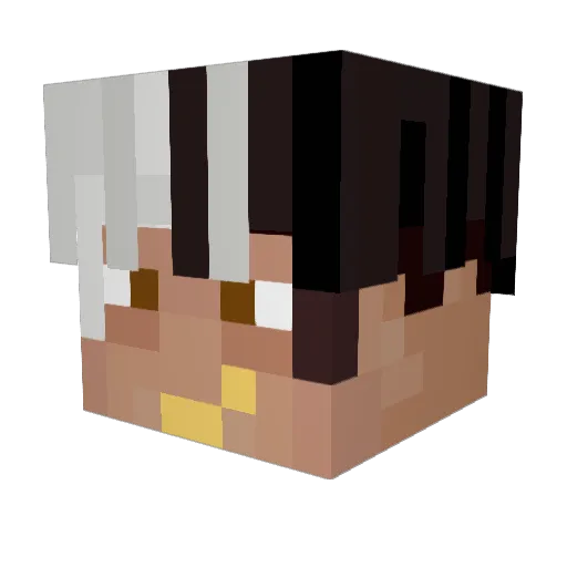 chandlercaptor Minecraft avatar head, 3D render