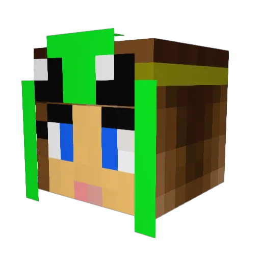 chaneyverse Minecraft avatar head, 3D render