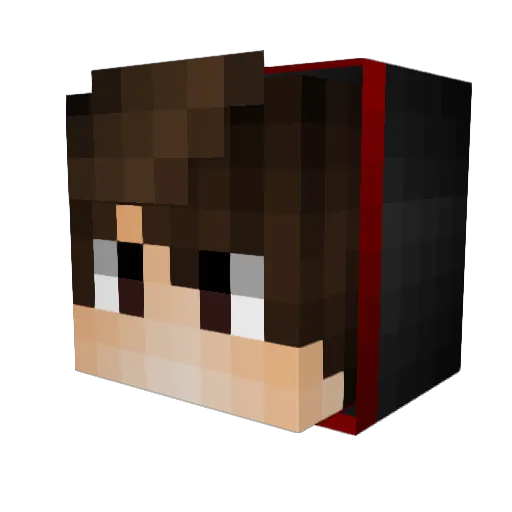 changekun Minecraft avatar head, 3D render