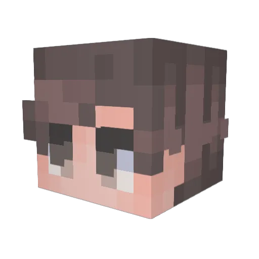 changingmymcname Minecraft avatar head, 3D render