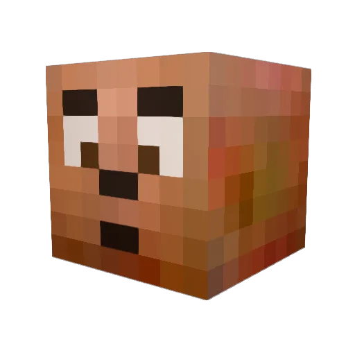 changjowon Minecraft avatar head, 3D render