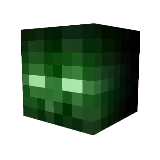 chango64 Minecraft avatar head, 3D render