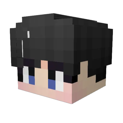 chani39 Minecraft avatar head, 3D render