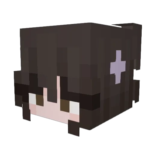 chaniscool Minecraft avatar head, 3D render