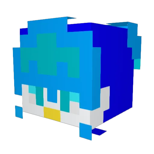 chankun555 Minecraft avatar head, 3D render