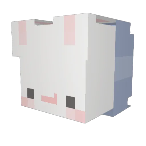 chankyu2021 Minecraft avatar head, 3D render