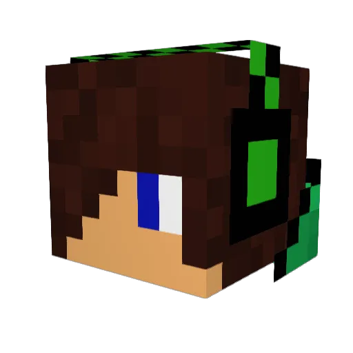 chanman003 Minecraft avatar head, 3D render