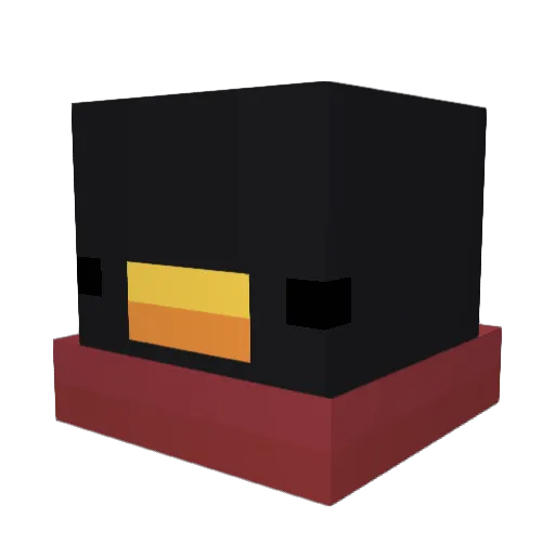 channori Minecraft avatar head, 3D render