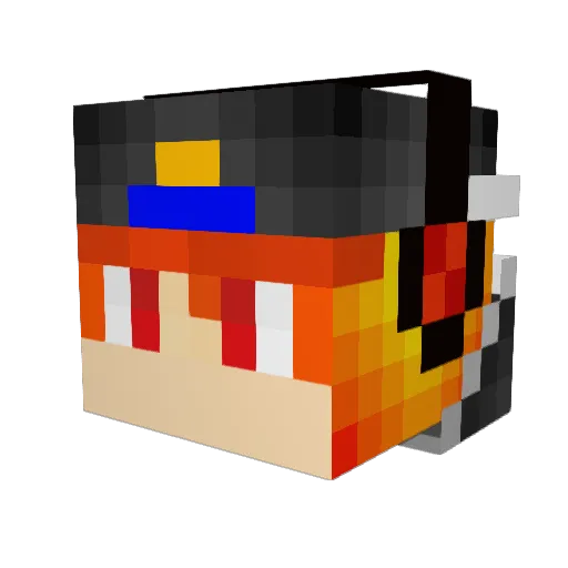 chano_22 Minecraft avatar head, 3D render