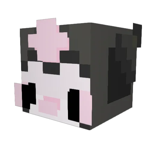 chanoh Minecraft avatar head, 3D render