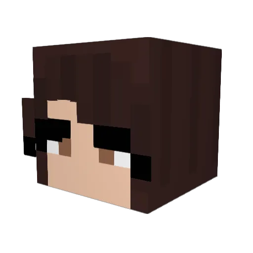 chanseytherapper Minecraft avatar head, 3D render