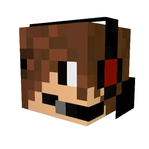 chanshinn Minecraft avatar head, 3D render