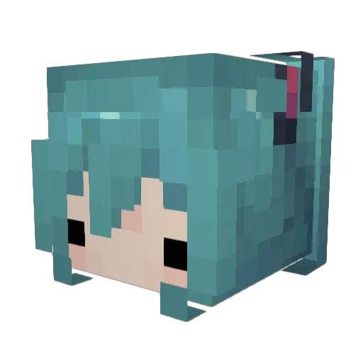 chanstiddies Minecraft avatar head, 3D render