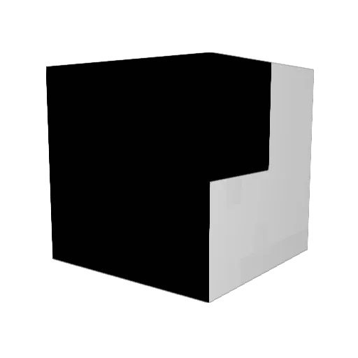 chaochaozhou Minecraft avatar head, 3D render