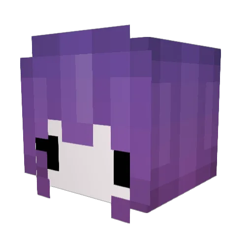 chaojung Minecraft avatar head, 3D render