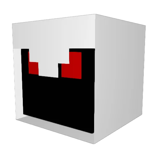 chaos_breed Minecraft avatar head, 3D render