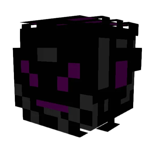 chaos_flow Minecraft avatar head, 3D render