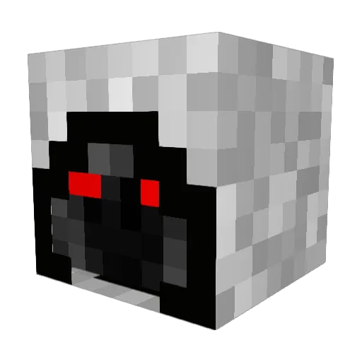chaos_god Minecraft avatar head, 3D render