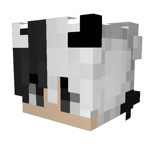 chaos_ma Minecraft avatar head, 3D render