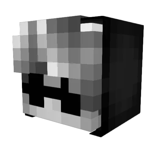 chaosjoj100 Minecraft avatar head, 3D render