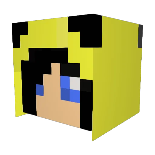 chaosyoshimage Minecraft avatar head, 3D render