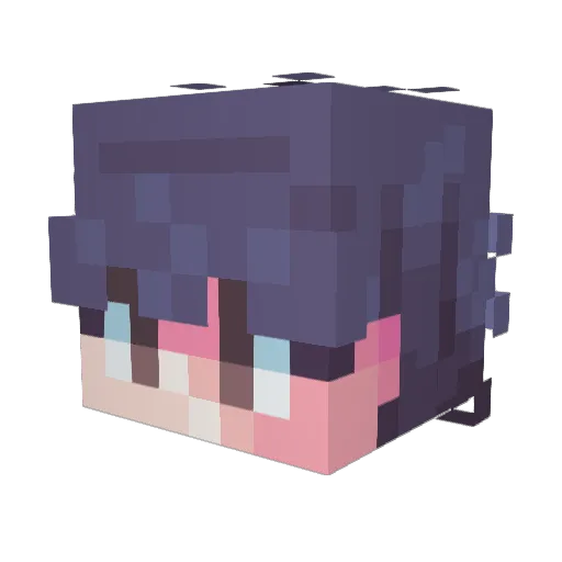 chaoticlynx Minecraft avatar head, 3D render