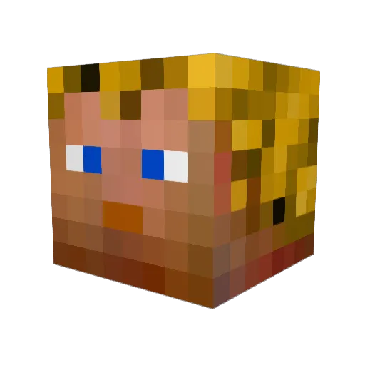 chaoticpanda300 Minecraft avatar head, 3D render