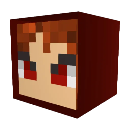 chaoticrealms Minecraft avatar head, 3D render