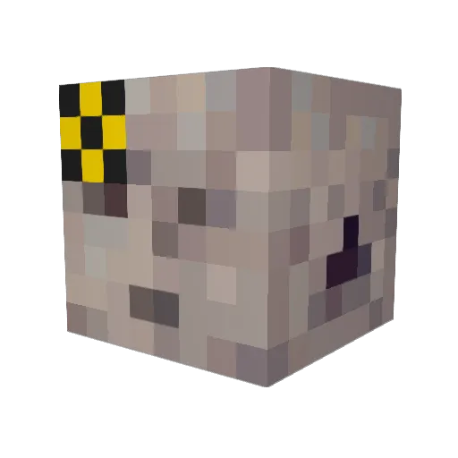 chaphhy Minecraft avatar head, 3D render